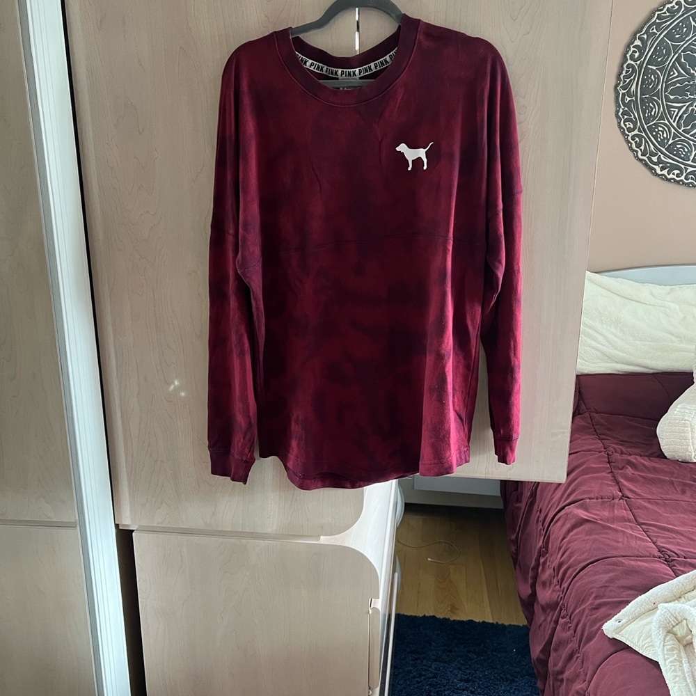 Victoria's Secret Pink Burgundy Top